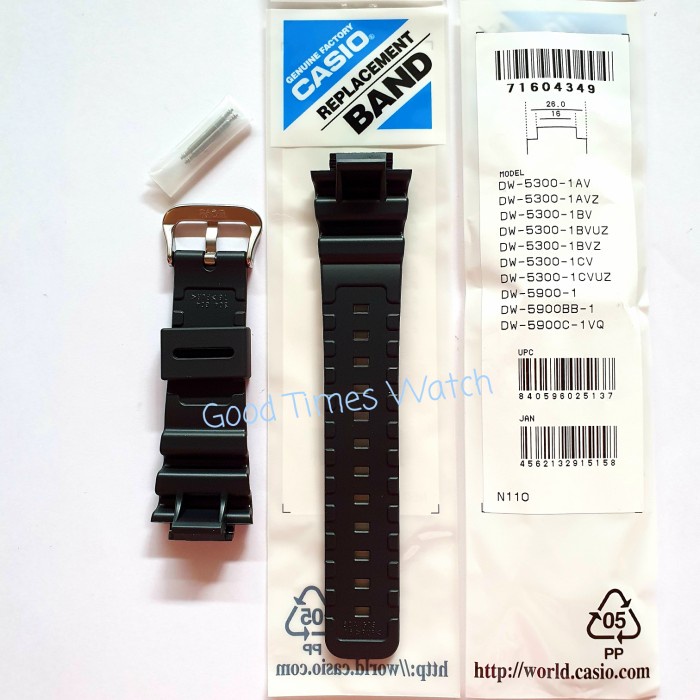 Strap G-Shock Dw 5300 Dw 6600 Dw 8700 G 6900 Gw B5600 Casio Original