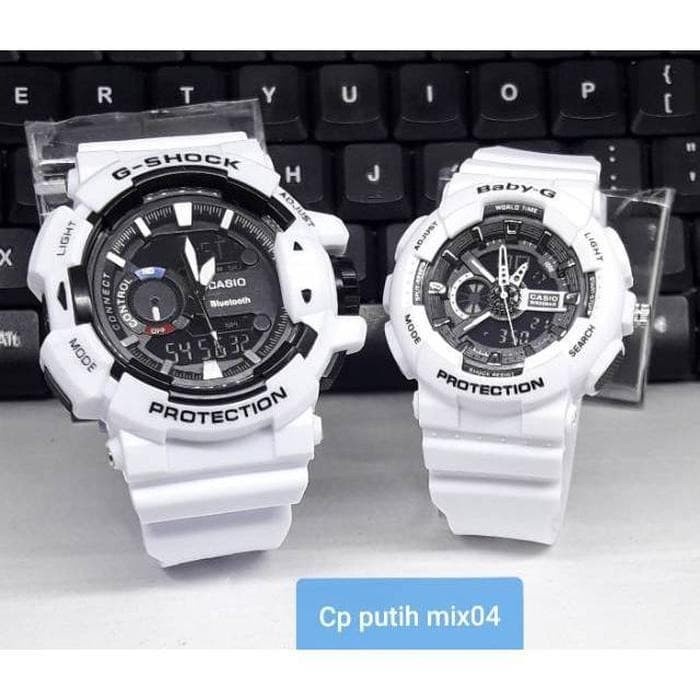 ✅New Ori Promo Jam Couple- G-Shock Special Putih Limited Terbaru