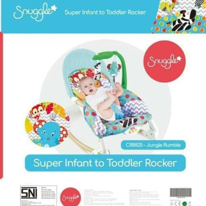 ✅New Bouncer Snuggle/Dudukan Bayi Baru Lahir/Bouncer Murah Bisa Getar Berkualitas