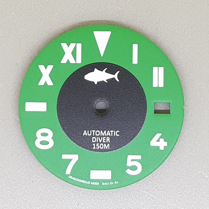 ✅New Ori Dragonshroud 7002 California Dial Green  Black Mod For Seiko Watches Berkualitas