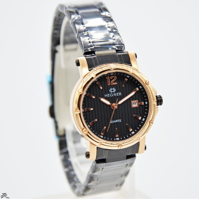✅New Ori Hegner 431Lbr / Hegner 431 - Jam Tangan Wanita Original - Black Rose Terbatas