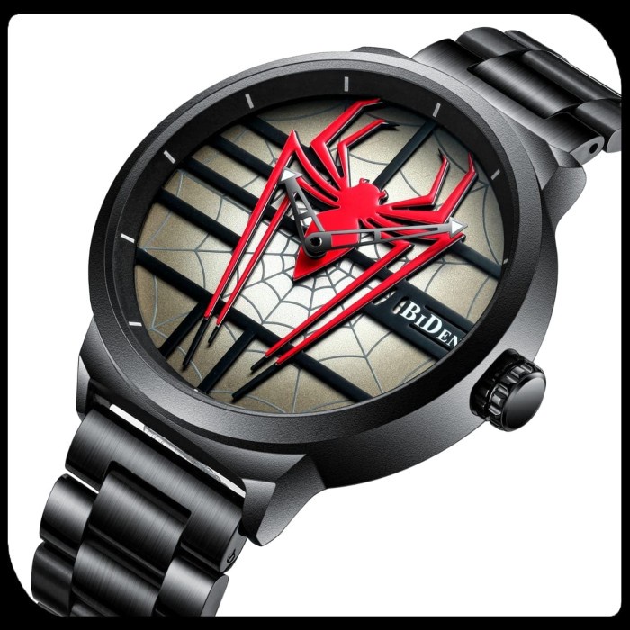 ✅New Ori Jam Tangan Pria Biden Motif Spiderman Limited Diskon