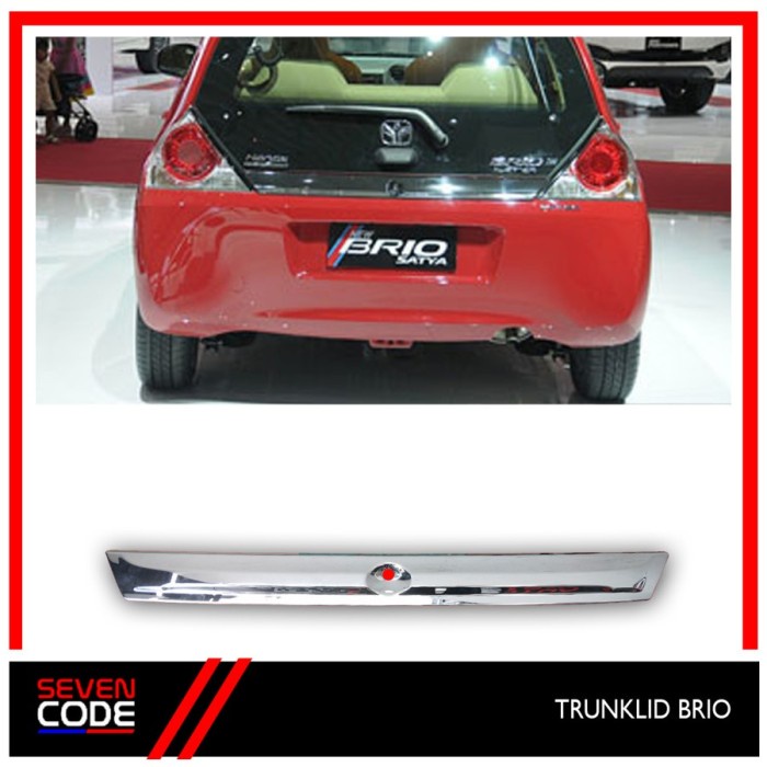 ✅Ori Trunklid Honda Brio Chrome Berkualitas