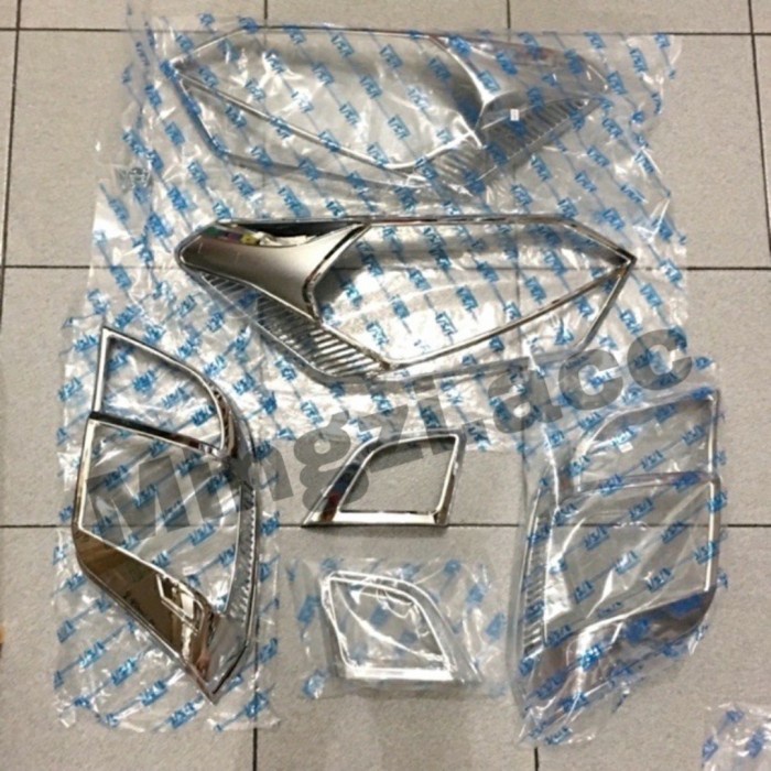 ✅Original Variasi Garnis Lis Alis List / For Agya Ayla Chrome 2017 - 2018 Berkualitas