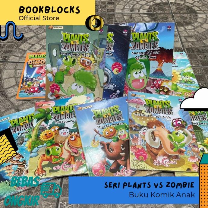 BUKU CERITA KOMIK SAINS ANAK - PLANTS VS ZOMBIE [PART 2]