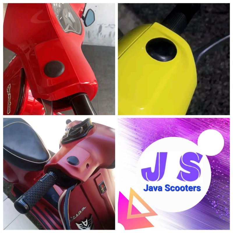 Karet Penutup Lubang Spion Vespa Matic / Aksesoris Vespa Matic