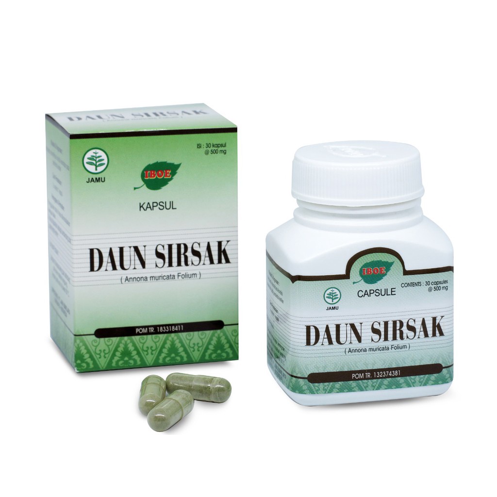 

Jamu IBOE 1 botol Daun Sirsak Kapsul Cegah Kanker Herbal Supplement 30 kapsul