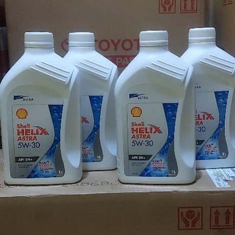 ✨Baru Oli Mobil Shell Helix Astra 5W-30  4 Ltr  Api Sn  Original  Terbatas