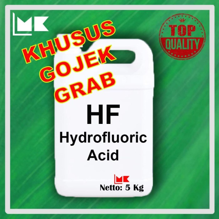✨Baru Hydrofluoric Acid / Hf / Pembersih Kaca / Stainless Nett:5Kg Terbatas
