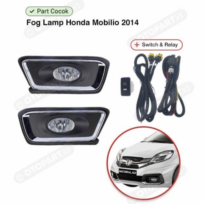 ✨COD Foglamp Mobilio 2014 - 2016 Foglamp Honda Mobilio Foglamp Rwb Mobilio Limited
