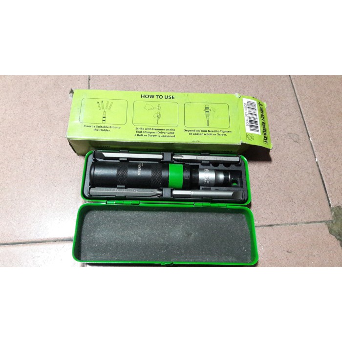 ✨New Obeng Ketok Set 5Pc Tekiro Kotak Besi Diskon
