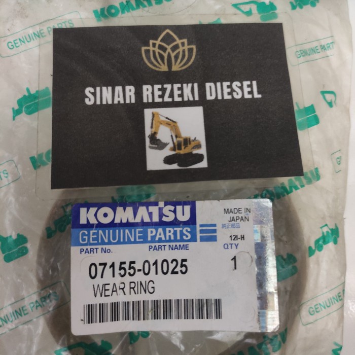 [COD] 07155-01025 Wear Ring Genuine Part Komatsu / Wearing Komatsu Berkualitas