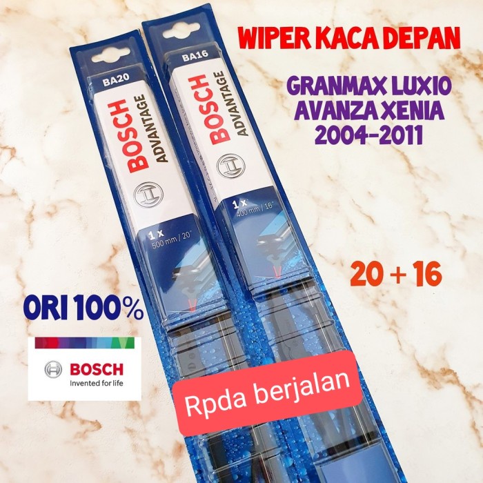 [New Ori] Karet Wiper Daun Wiper Avanza Xenia 2004 - 2011 Grandmax Luxio Diskon