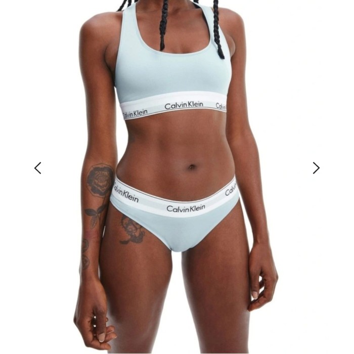 [COD] Calvin Klein Cotton Bikini Brief - Rain Blue Size S Jennie Blackpink Terbaru