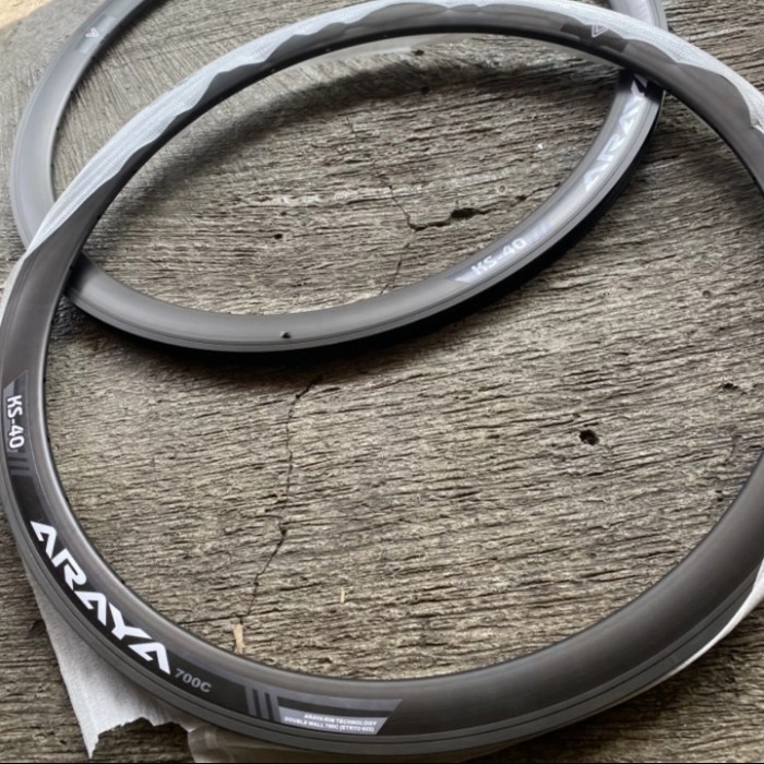 [COD] Rims Velg Araya 700 Ks 40 Wheelset Roadbike Fixie Gravel Berkualitas