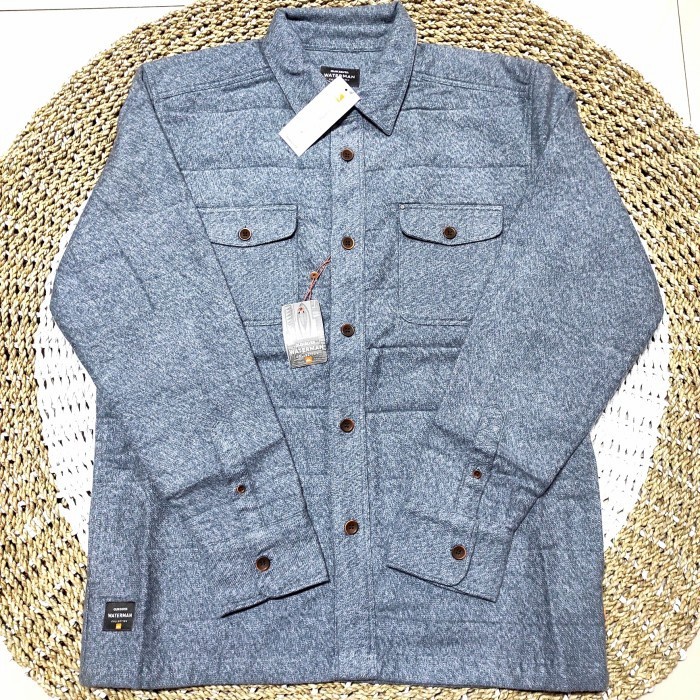 [COD] Original Quiksilver Ridgewood Long Sleeve Shirt Jacket Terbaru