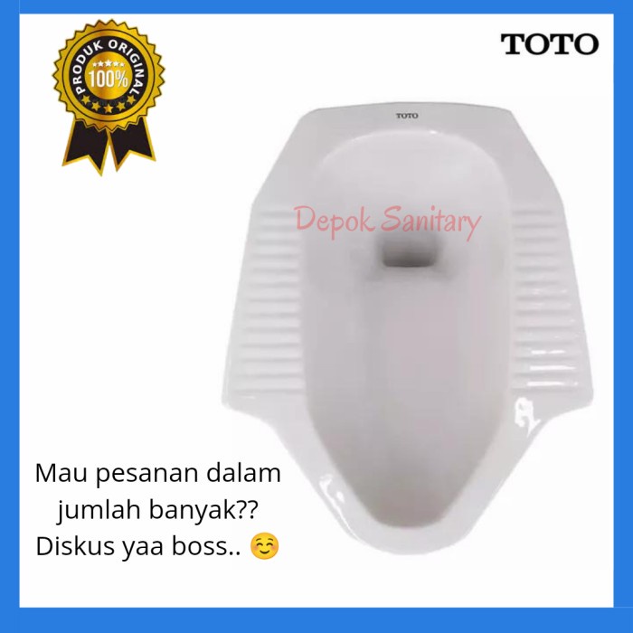 [New] Closet Jongkok Toto Ce7/ Closet Jongkok/ Kloset Jongkok/Closet Terbaru