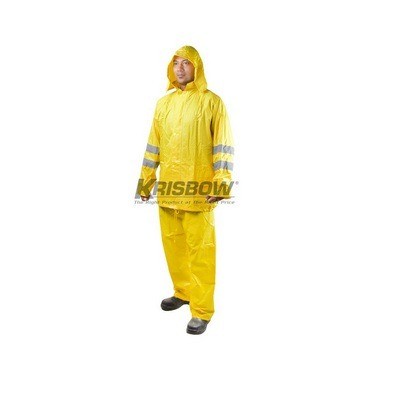 [New] Jas Hujan Rainsuit Pvc L Yellow Krisbow 10051755 Limited