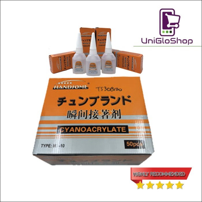 

Lem Korea Handsome Hs10-Lem Serbaguna-Lem Setan-Lem Kayu-Super Glue