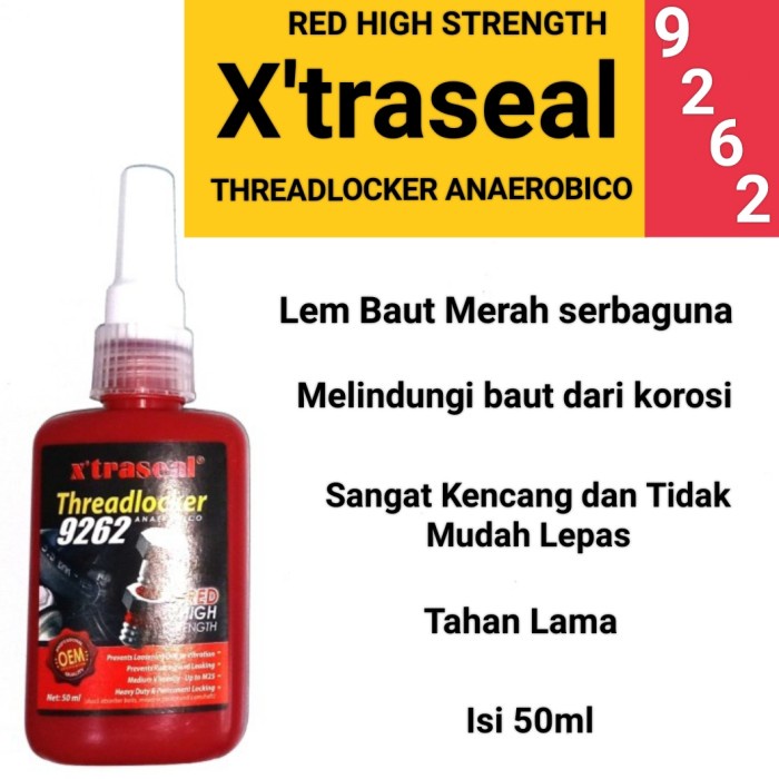 

Threadlocker Red /Lem Baut 50Ml / Threadlock Red High 50Ml