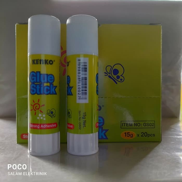

Lem Stik Kenko Glue Stick 15Gram 1 Box Isi 20Pcs