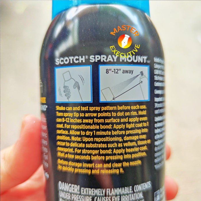 

3M Scotch Spray Mount U.S.A. - Repositionable Adhesive / Lem Semprot