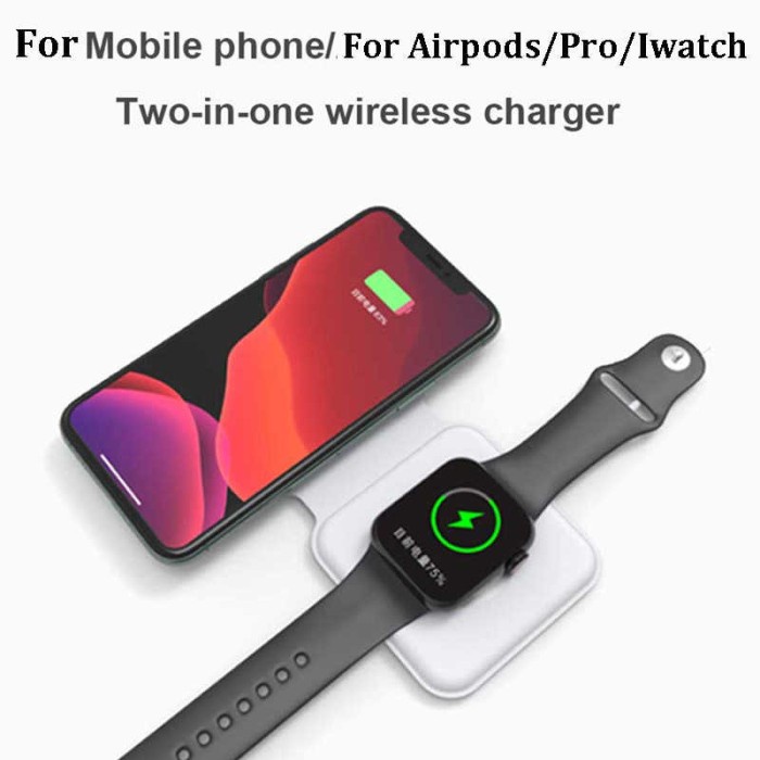 Charging Dock 2 In 1 Charger For Iphone Apple Watch Iwo Docking Stand