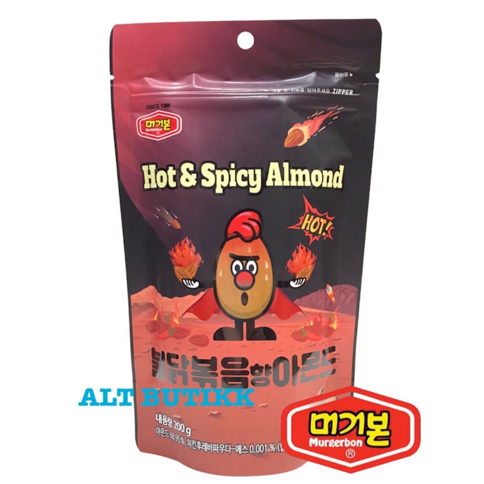 

Murgerbon Hot & Spicy Almond 200 Gram Product Of Korea