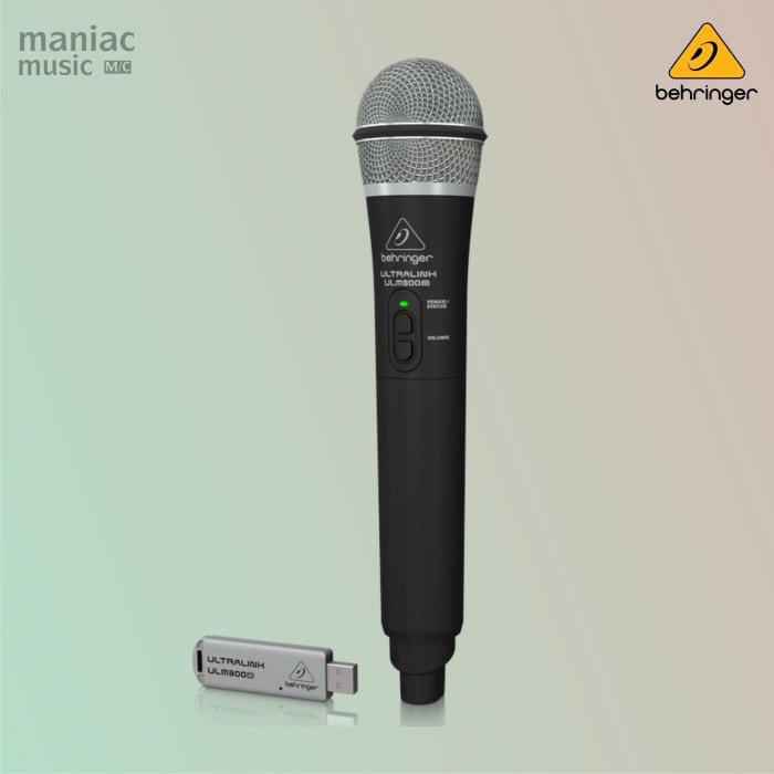 Behringer ULM300USB (Mic Wireless, Receiver, Soundcard Recording)