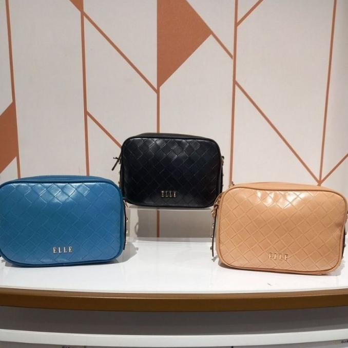 Tas Elle Sling Bag 41453 Gold 2 Sekat Tas Selempang Wanita Original Kertania