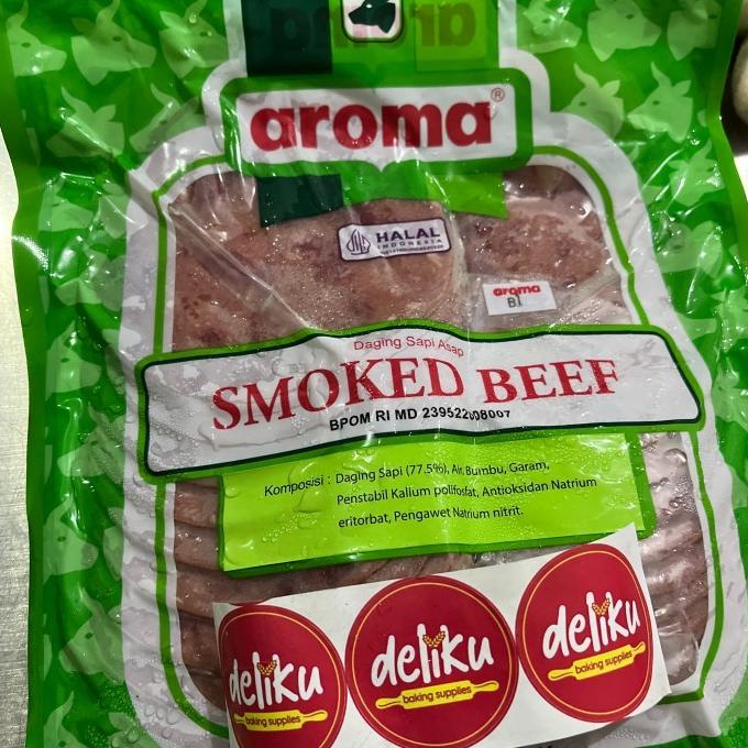 

Aroma Smoked Beef Bulat 1Kg Daging Sapi Asap Promo Tokonyaolfie