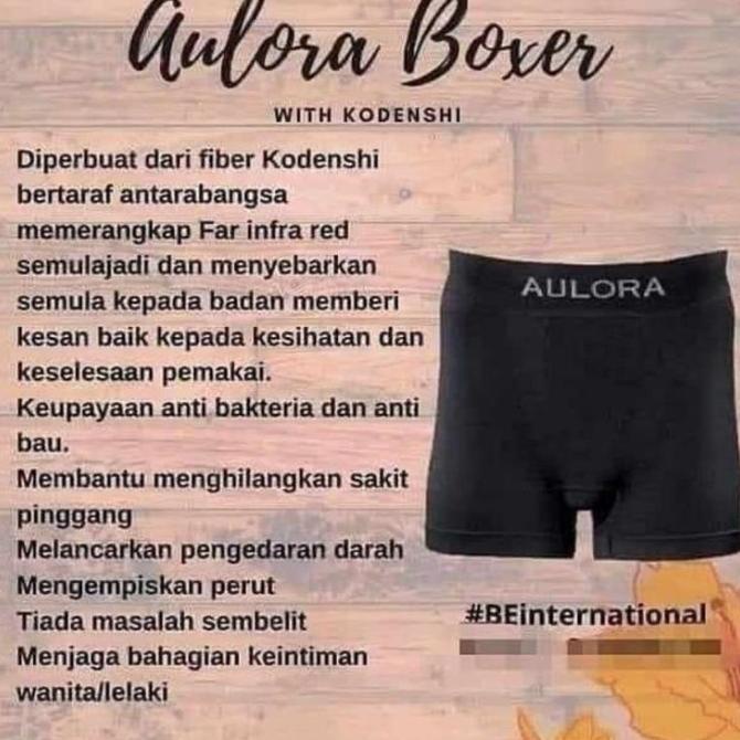 Aulora Boxer Celana Dalam Kesehatan Pria Wanita