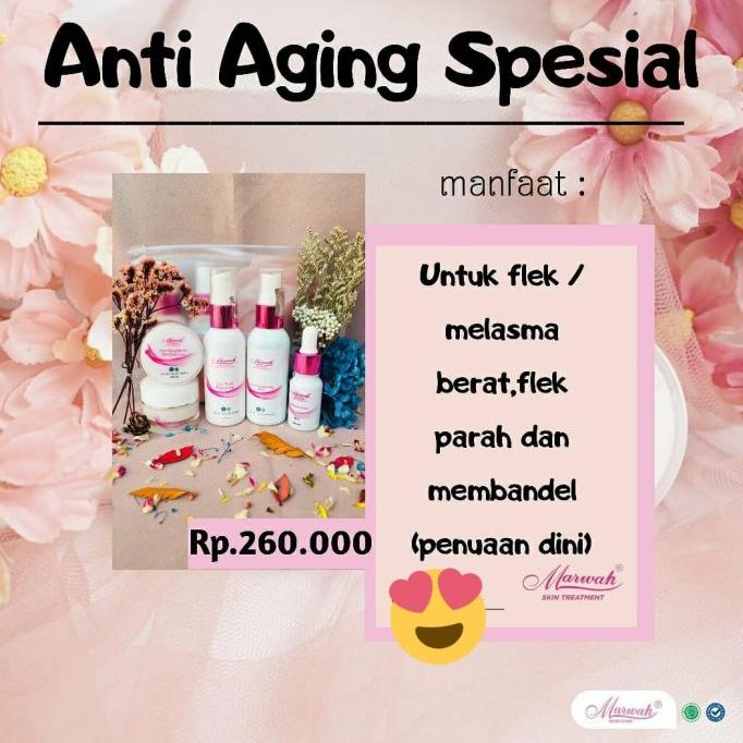 Anti Aging Spesial Marwah Skincare HALAL & BPOM