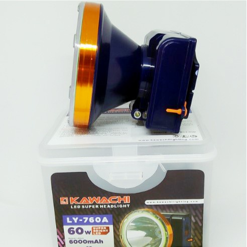 Eva Headlamp Kawachi 60W Ly-760A Senter Kepala 60 Watt Waterproof Putih Ly 760A