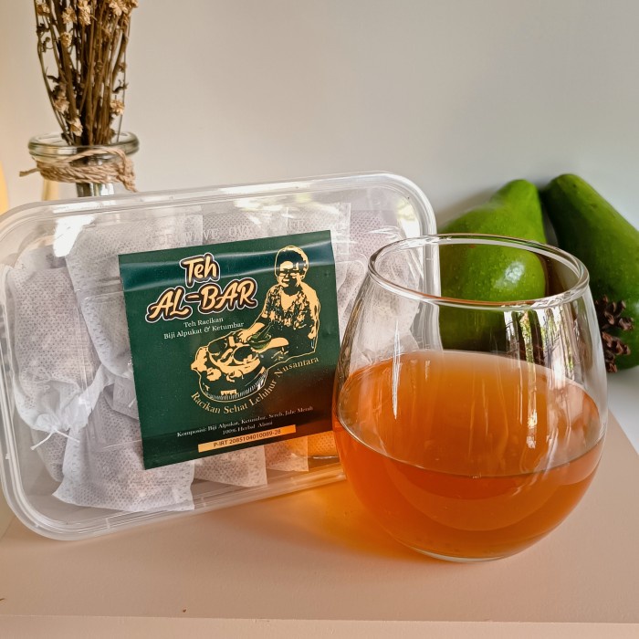 

Teh Racikan Biji Alpukat Ketumbar Teh Al-Bar