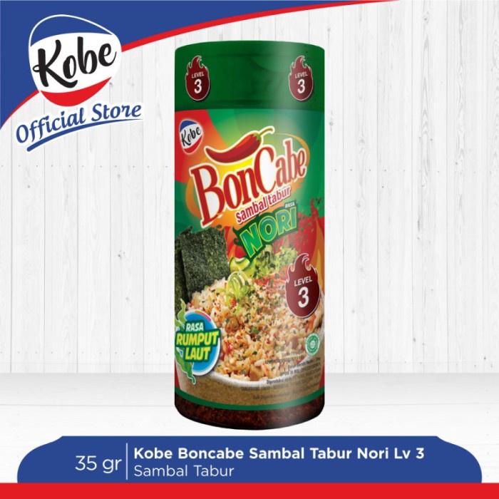 Boncabe Sambal Tabur Rasa Nori Botol Lv 3 Bon Cabe