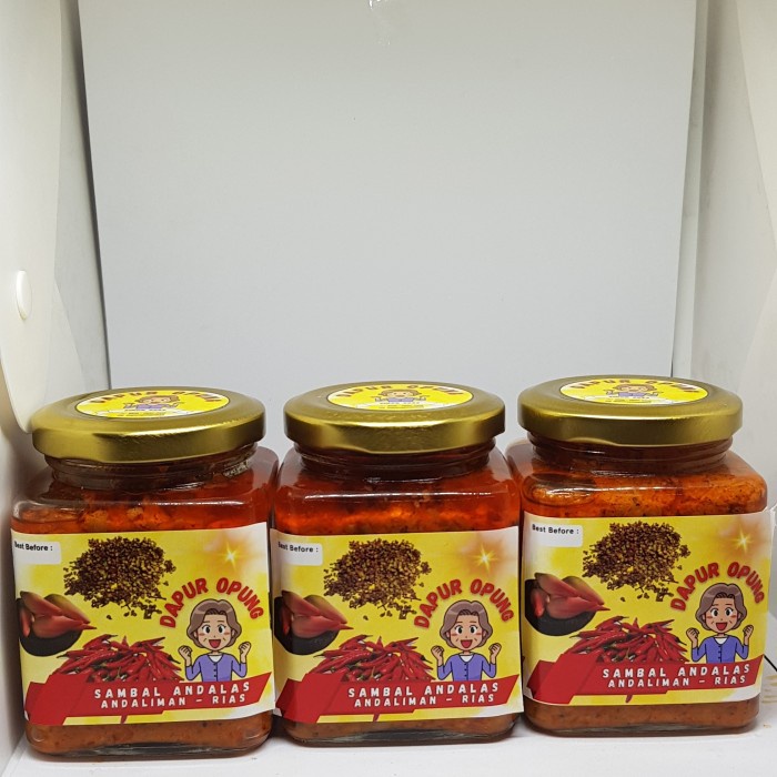 

Paket Sambal Andalas (Andaliman Rias)