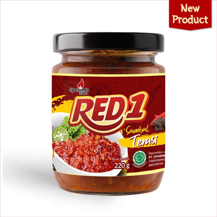 

Red1 Sambal Terasi (1 Kg) No Label