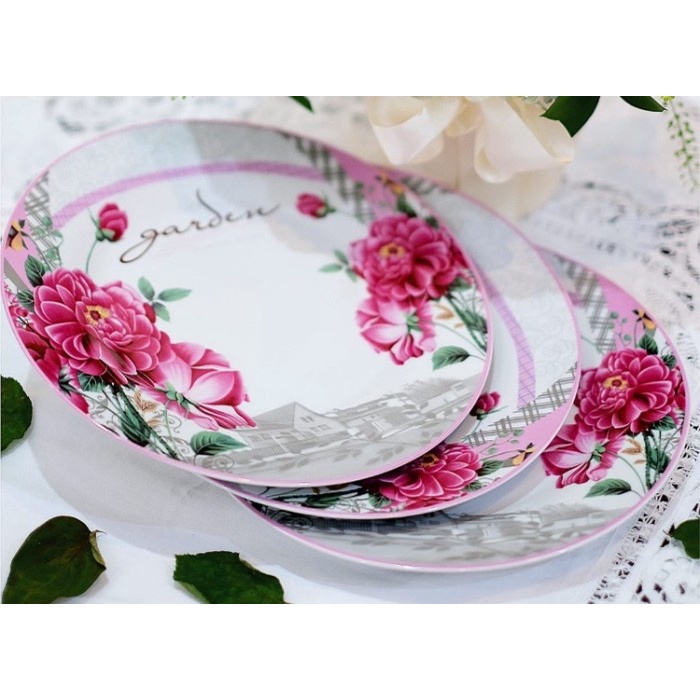 ✅Original Piring Makan Ceper Diameter 27 / Fiorenza Piring Keramik / Limited