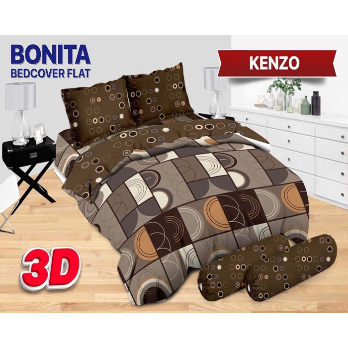 ✅Ori Sprei Bonita Rumbai King 180 X 200 Cm - Kenzo Berkualitas