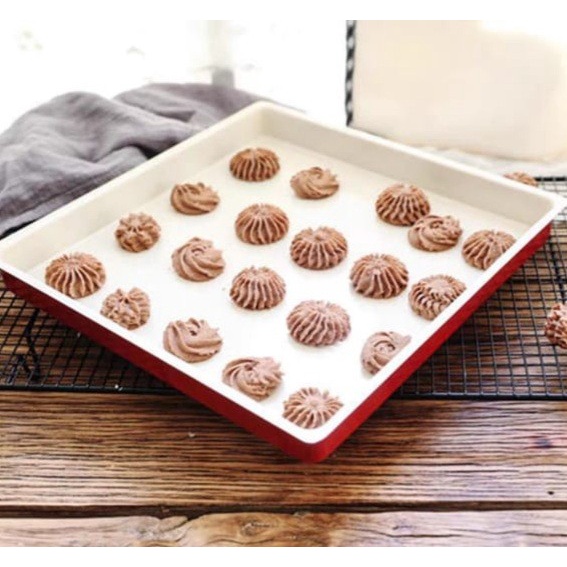 

✅Original Suncity Square Bake Pan 28X28X3.5Cm / Loyang Bolgul / Bolu Gulung Red Diskon