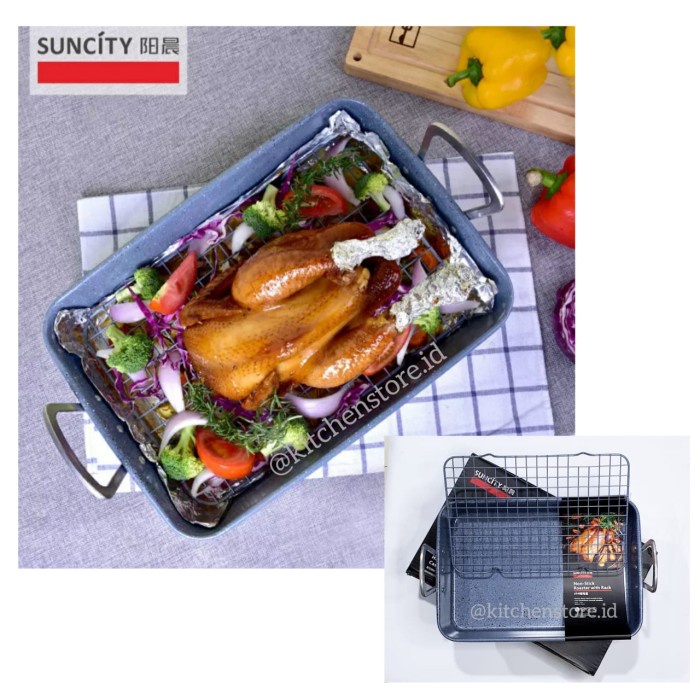 

✅Original Suncity Roaster With Rack Yc80198 / Loyang Panggang Premium Suncity Terbaru