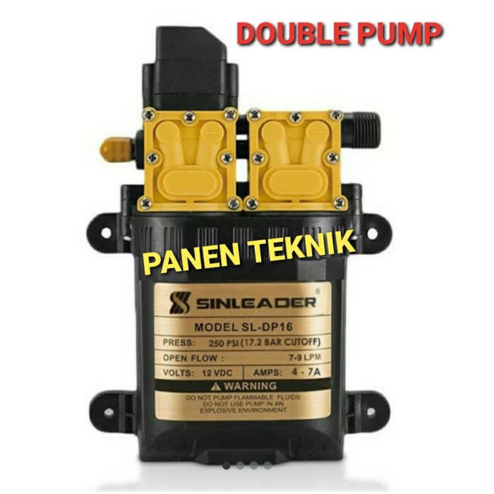 ✅Original Pompa Dc Double Pump 12V Misting Ac Jet Cleaner Berkualitas
