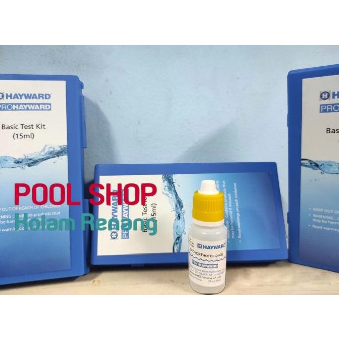 Refill Oto Chlorine (CL) Test Kit Hayward / Test Kit Kolam Renang Premium!!