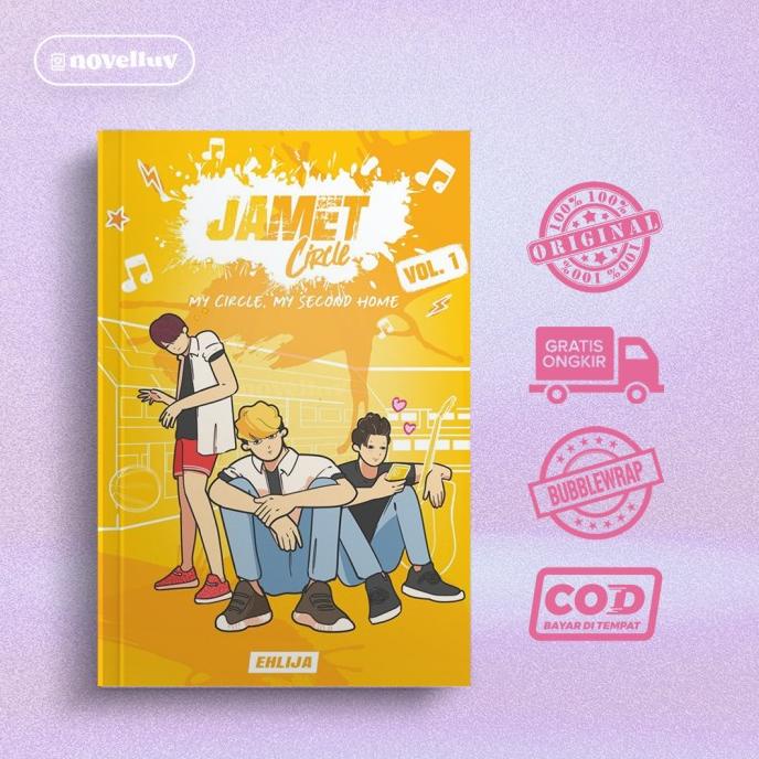 Buku Novel Jamet Circle By Ehlija - Novel Ilustrasi - Komik