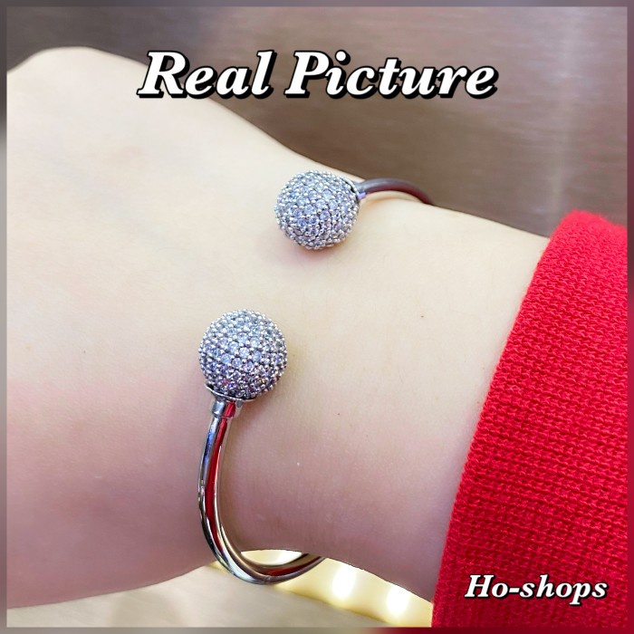 ✨Sale Gelang Dd Elastis Mas Putih Kadar 75 Asli Emas Diskon