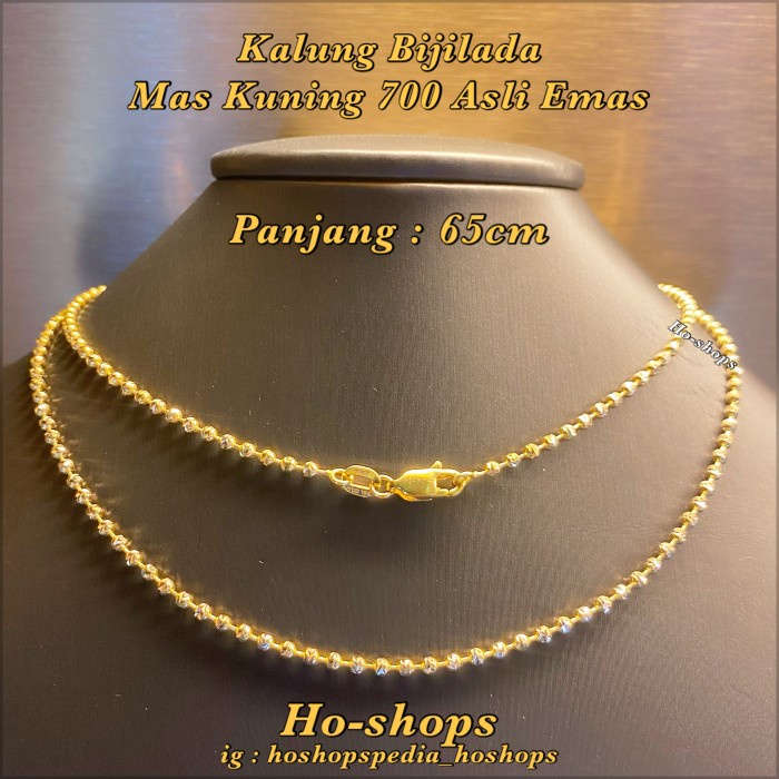 ✨Sale Kalung Mas Kuning Model Bijilada Kadar 70 Asli Emas Limited