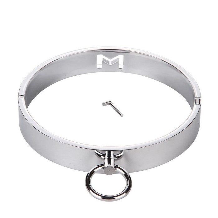 ✨Sale Choker Collar Kalung M Metal Neck Collar Slave Terbaru