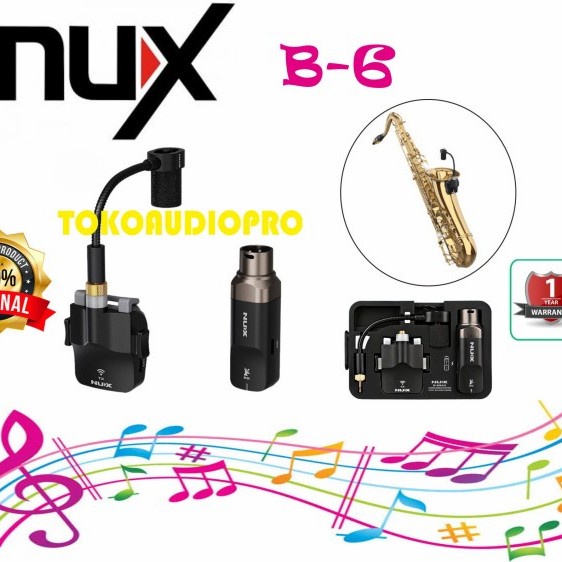 

✨Sale Nux B6 Wireless Saxophone System 2.4Ghz Original Limited