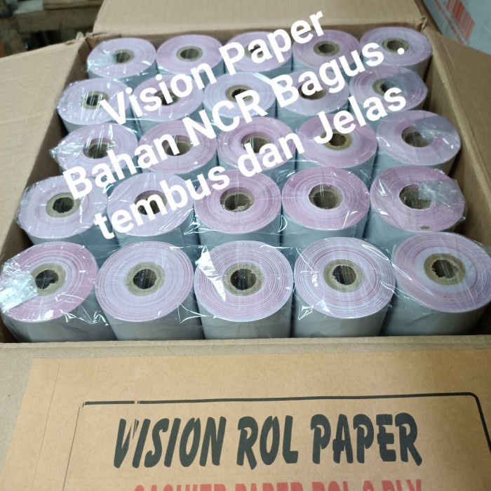 

✨Sale Kertas Struk Kasir Ncr 2 Ply 75 Cm Telstruk Terbaru
